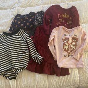 Long sleeve shirt set-2T (7 shirts)